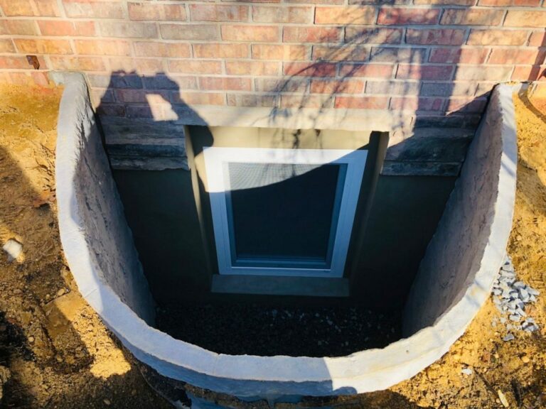 Egress window installed with the RockWell window well in Brielle NJ