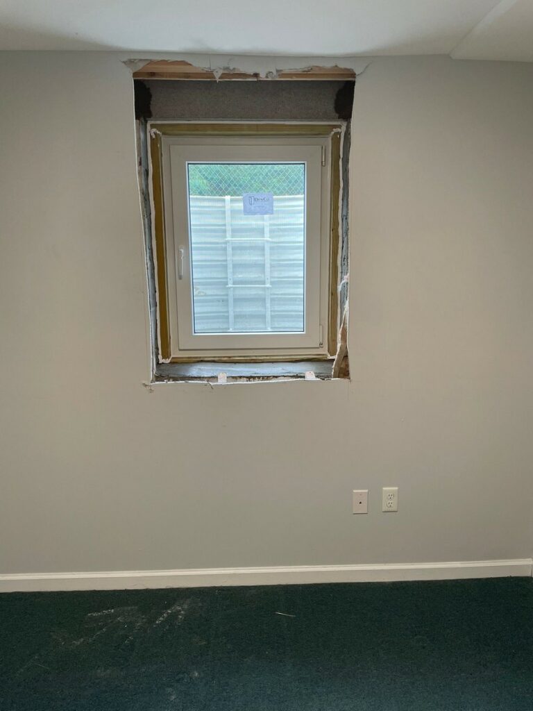 Farmingdale, NJ Tilt & Turn Egress Window Installation