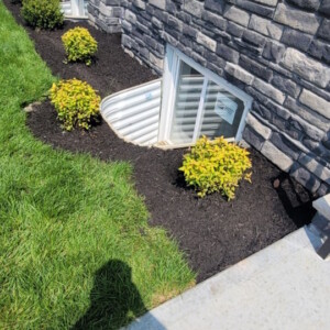 Egress windows supplied and installed in the construction home development in Monmouth County