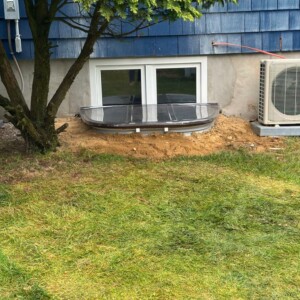 Egress window installation in Wall Township NJ